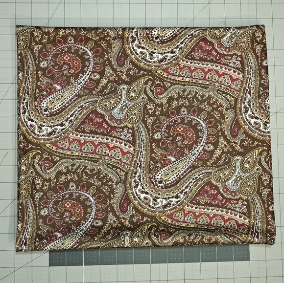 Other - Vintage Polyester Knit Apparel Fabric Paisley 2 1/2 Yards sewing Remnant DIY